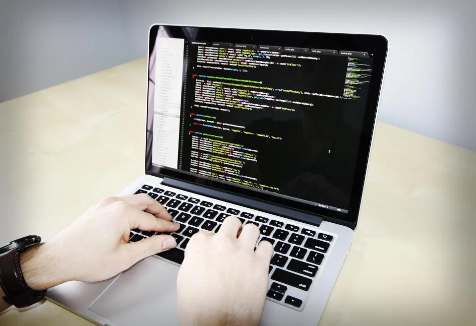Screen with code while running the 30-minute script